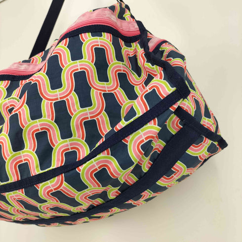 レスポートサック LeSportsac 総柄 リップストップ ボストンバッグ レディース