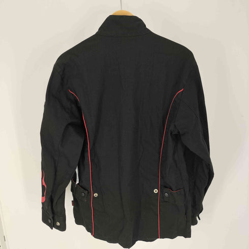 フルギ BSX スリーブ ファイヤーパターン プリント レーシングジャケット チンスト メンズ import:S