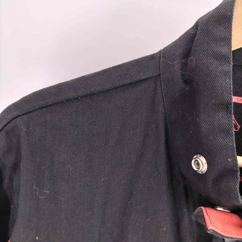 フルギ BSX スリーブ ファイヤーパターン プリント レーシングジャケット チンスト メンズ import:S