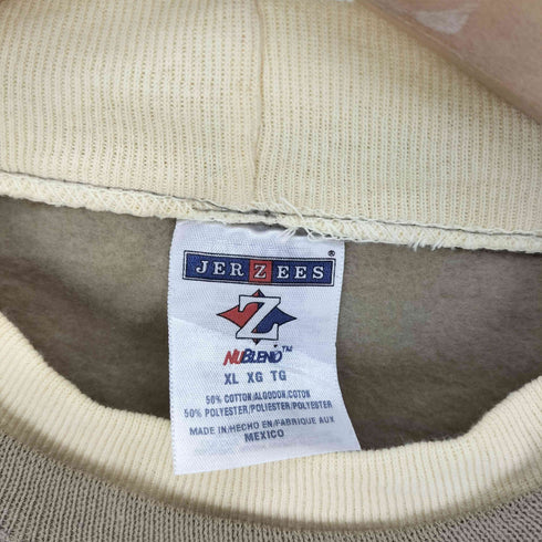 00S JERZEESボディ 2重リブ Alaska バード プリント スウェット メンズ import:XL