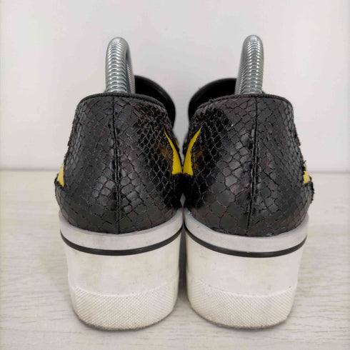 ステラマッカートニー STELLA McCARTNEY パイソン型押し スター スリッポン レディース 36