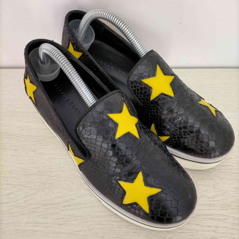 ステラマッカートニー STELLA McCARTNEY パイソン型押し スター スリッポン レディース 36