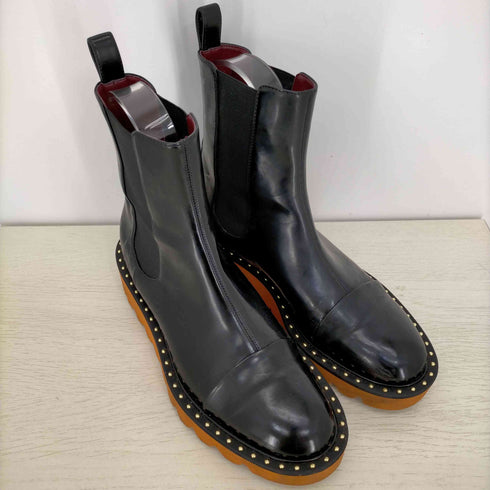ステラマッカートニー STELLA McCARTNEY スタッズ ゴムソール サイドゴアブーツ レディース 37