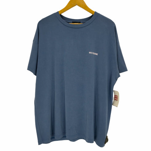 ウェルダン WE11DONE フロントロゴプリントクルーネックTシャツ メンズ import:M