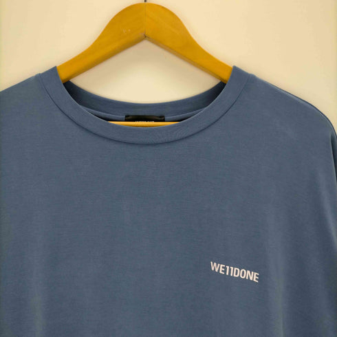ウェルダン WE11DONE フロントロゴプリントクルーネックTシャツ メンズ import:M