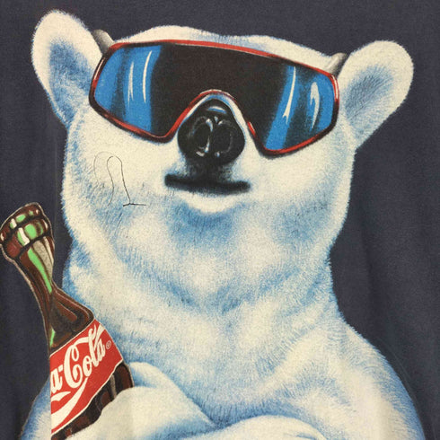 COKE 90S ©1994 両面プリント S/S Tシャツ ポーラーベア メンズ import:M