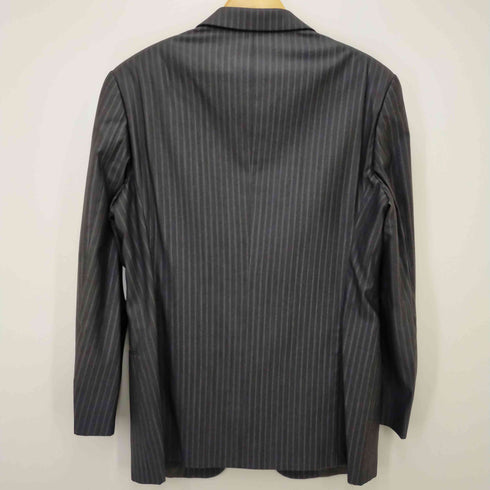 アルマーニコレツィオーニ ARMANI COLLEZIONI イタリア製 2B背抜きストライプテーラードジャケット セットアップ メンズ 48