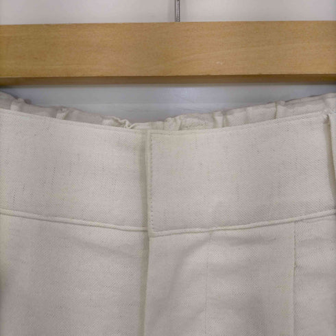 アメリ AMERI LITTLE LINEN PANTS リネン混 タックパンツ レディース JPN:M