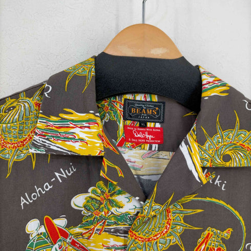 ビームスプラス BEAMS+ DALE HOPE 別注 Short Sleeve Aloha shirt ALOHA-NUI メンズ import:XL