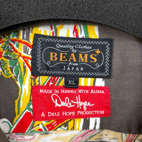 ビームスプラス BEAMS+ DALE HOPE 別注 Short Sleeve Aloha shirt ALOHA-NUI メンズ import:XL