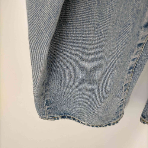 マウジー moussy THIGH SLIT LOOSE STRAIGHT スリットデニム レディース 24