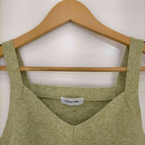 ラグアジェム LAGUA GEM MIX COLOR KNIT CAMI レディース FREE