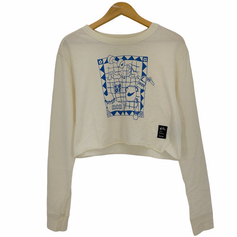 ナイキ NIKE クロップド ロングスリーブ Tシャツ レディース JPN:M