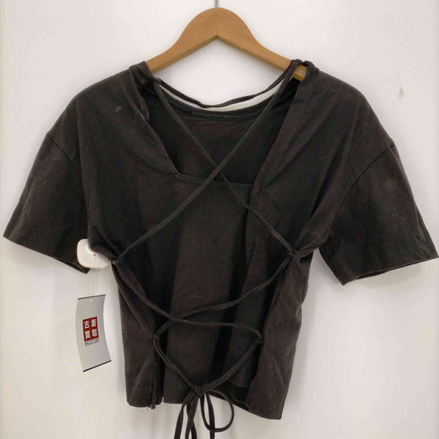 アメリ AMERI バッグレースアップTシャツ レディース