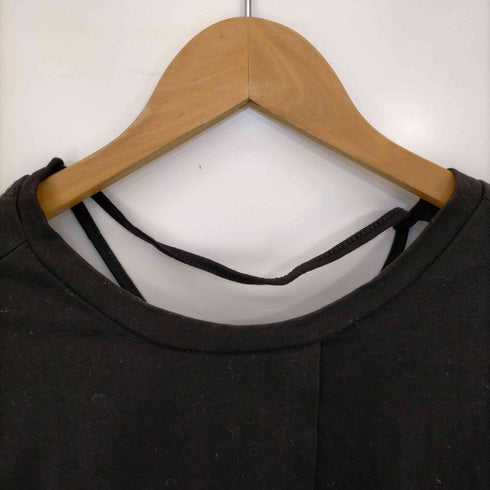 アメリ AMERI バッグレースアップTシャツ レディース