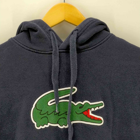 ラコステ LACOSTE デカワニ ロゴ刺繍 プルオーバーパーカー メンズ JPN:3