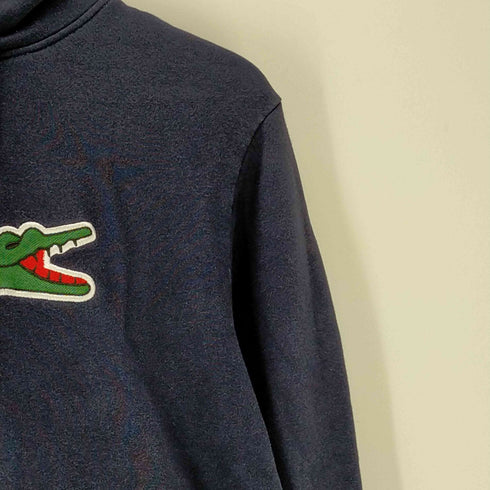 ラコステ LACOSTE デカワニ ロゴ刺繍 プルオーバーパーカー メンズ JPN:3