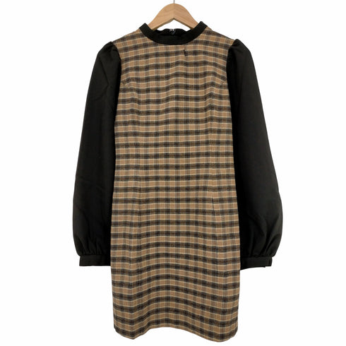 ラグアジェム LAGUA GEM BI COLOR CHECK ワンピース レディース JPN:M