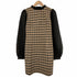 ラグアジェム LAGUA GEM BI COLOR CHECK ワンピース レディース JPN:M