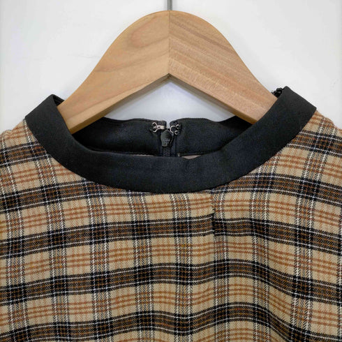 ラグアジェム LAGUA GEM BI COLOR CHECK ワンピース レディース JPN:M