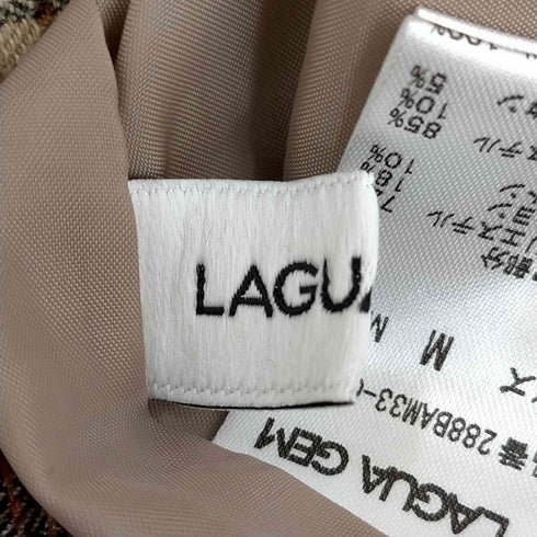ラグアジェム LAGUA GEM BI COLOR CHECK ワンピース レディース JPN:M
