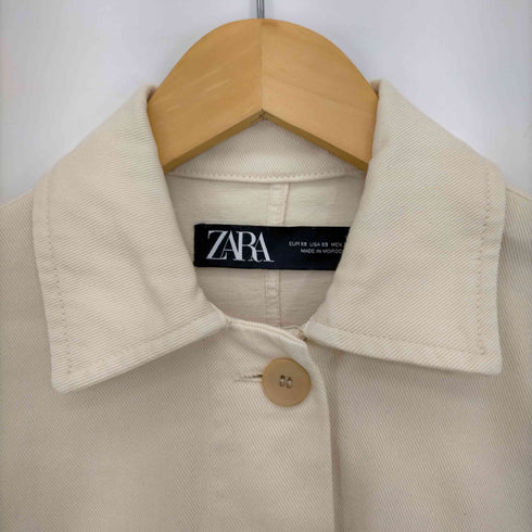 ザラ ZARA フリンジミリタリージャケット レディース import:XS