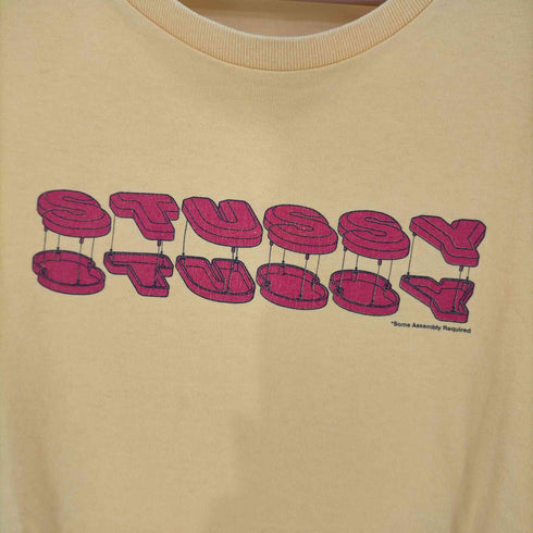 ステューシー Stussy USA製 OLD SOME ASSEMBLY REQUIRED クルーネックTシャツ メンズ import:L