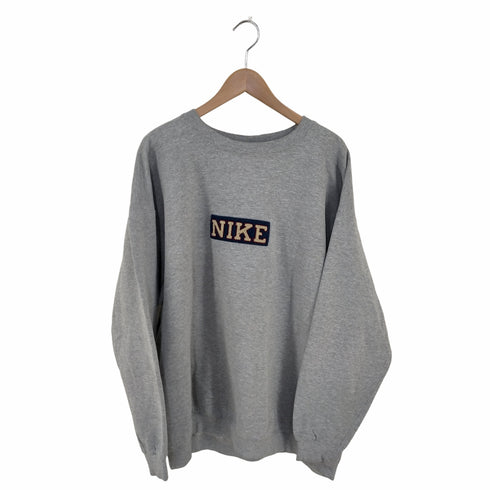 ナイキ NIKE TEAMタグ パイルロゴ クルーネックスウェット メンズ import:XXL