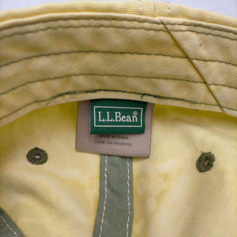エルエルビーン L.L.Bean ロゴ 刺繍 ブリーチ加工 6パネル キャップ メンズ ONE SIZE
