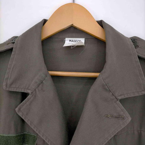 90s MAGECO フランス軍 F-2フィールドジャケット ヘリンボーン メンズ 112M