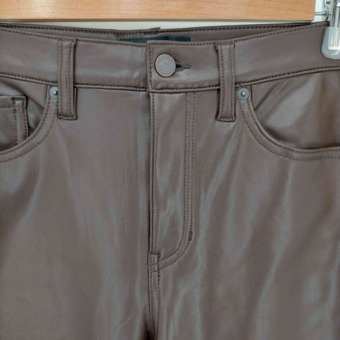 バナナリパブリック BANANA REPUBLIC CROPPED BOOTCUT フェイクレザーパンツ レディース 28/6