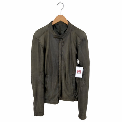 ディーゼル DIESEL ラムレザー シングルライダースジャケット メンズ import:S