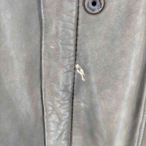 ディーゼル DIESEL ラムレザー シングルライダースジャケット メンズ import:S