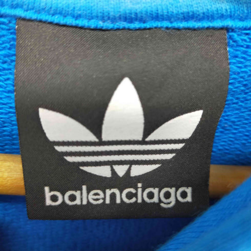 バレンシアガ BALENCIAGA 22AW Hoodie Large Fit フーディーラージフィットフーディーラージフィット コラボパーカー サイドライン トレフォイルロゴ オーバーサイズ メンズ JPN:L