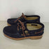 ティンバーランド Timberland 3 Eye Lug 3アイレット モカシンシューズ DARK BLUE SUEDE メンズ JPN:26
