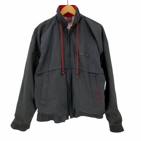 ヒルトン HILTON 80S USA製 紺タグ 裏地メッシュ ジップアップ ジャケット メンズ import:M