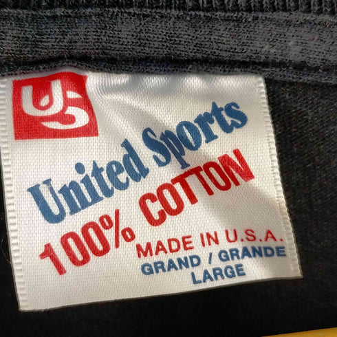 ユナイテッドスポーツ UNITED SPORTS USA製 人のために生きるか 自分のために生きるか バンドTシャツ メンズ import:L
