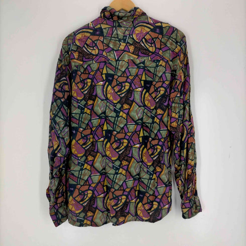 90-00S ネパール製 レーヨンシャツ メンズ JPN:M