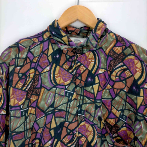 90-00S ネパール製 レーヨンシャツ メンズ JPN:M
