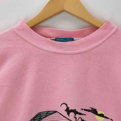 タルテックス TULTEX 80S USA製 ultra fleece 220 イラストプリント スウェット メンズ import:L