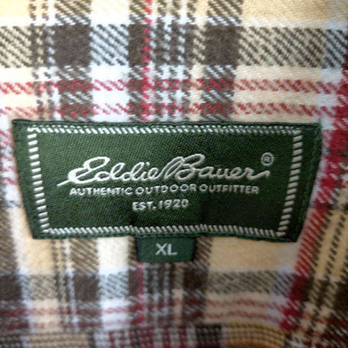 エディーバウアー Eddie Bauer コットンチェックシャツ メンズ JPN:XL