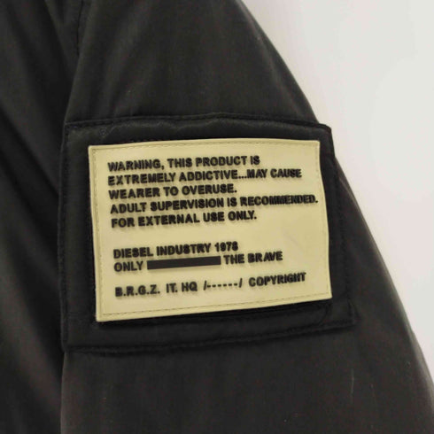 ディーゼル DIESEL W-BURKISK ファー 中綿 ボンバージャケット N-2B フライト ジャケット ショート丈 メンズ import:S