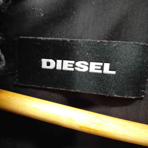 ディーゼル DIESEL W-BURKISK ファー 中綿 ボンバージャケット N-2B フライト ジャケット ショート丈 メンズ import:S