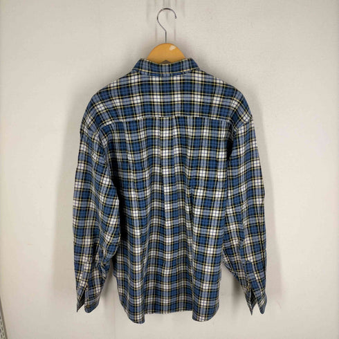 エディーバウアー Eddie Bauer 90s-00S 白タグ ボタンダウンチェックシャツ メンズ JPN:L