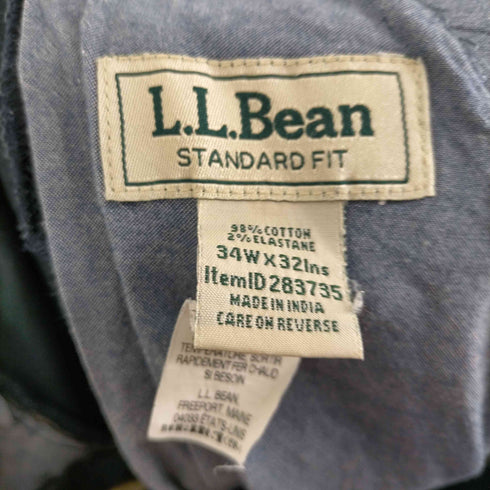 エルエルビーン L.L.Bean standard fit コットンチノパンツ メンズ 34×32