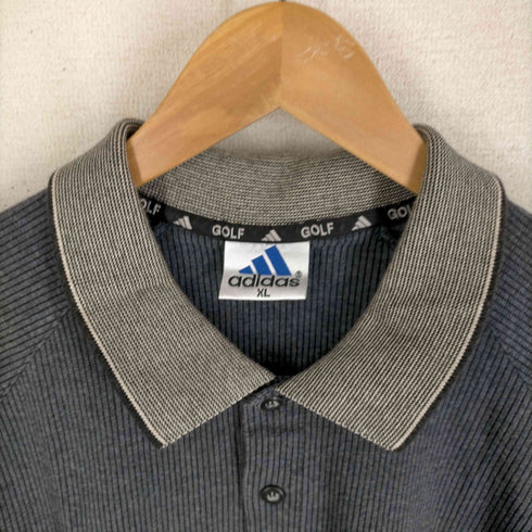 アディダス adidas 90s 万国旗タグ ストライプポロシャツ メンズ JPN:XL