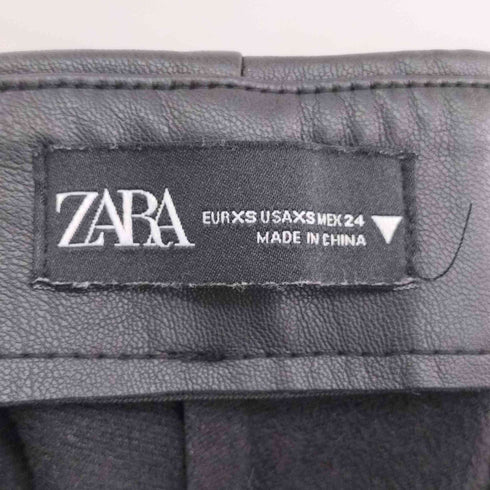 ザラ ZARA フェイクレザーパンツ レディース XS