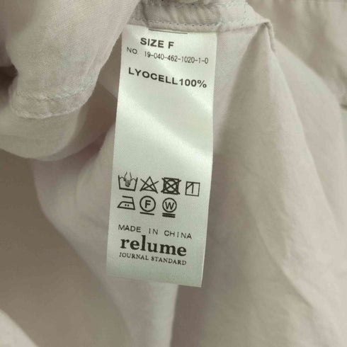 ジャーナルスタンダードレリューム JOURNAL STANDARD relume シアーシャツワンピース レディース FREE