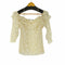 ザラ ZARA Embroidered Lace Top レディース XS