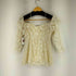 ザラ ZARA Embroidered Lace Top レディース XS